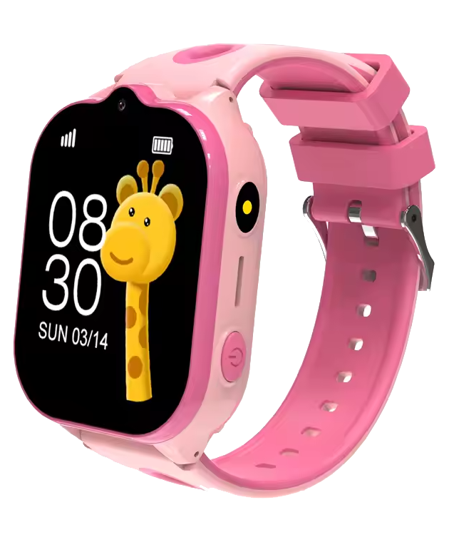 Oz Kids Watch pink 4G GPS smart watch for kids
